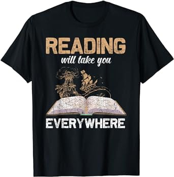 Reading Will Take You Everywhere Reading T-Shirt - Walmart.com