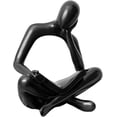 thumbnail image 1 of Reading Woman Statue for Home Decor, Abstract Art Resin Sculpture, Bookshelf Modern Aesthetic Ornament, Contemplative Figurine Decorations, 1 of 8