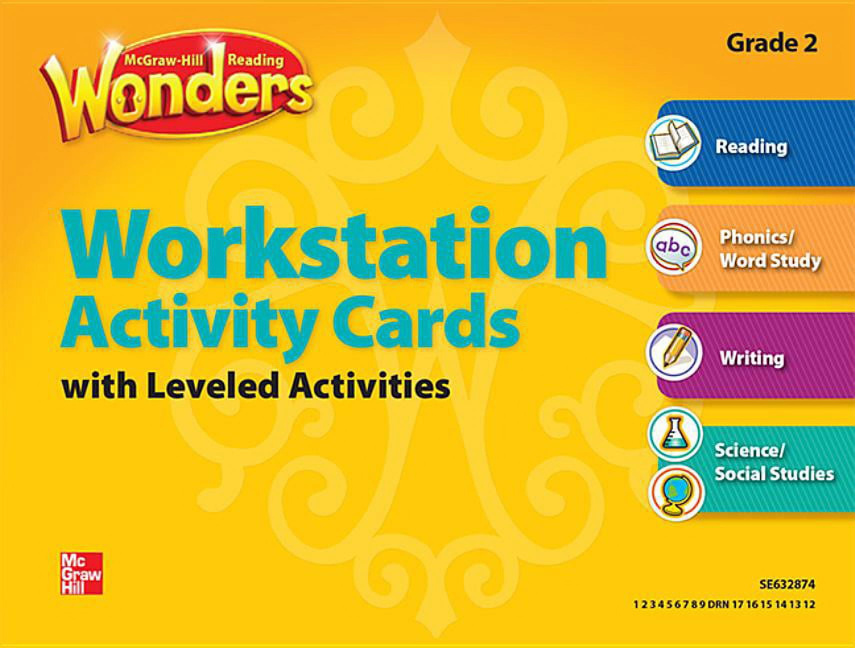 Reading Wonders, Grade 2, Workstation Activity Cards Package Grade 2