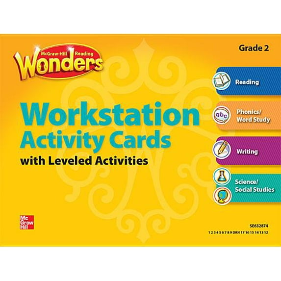 Reading Wonders, Grade 2, Workstation Activity Cards Package Grade 2