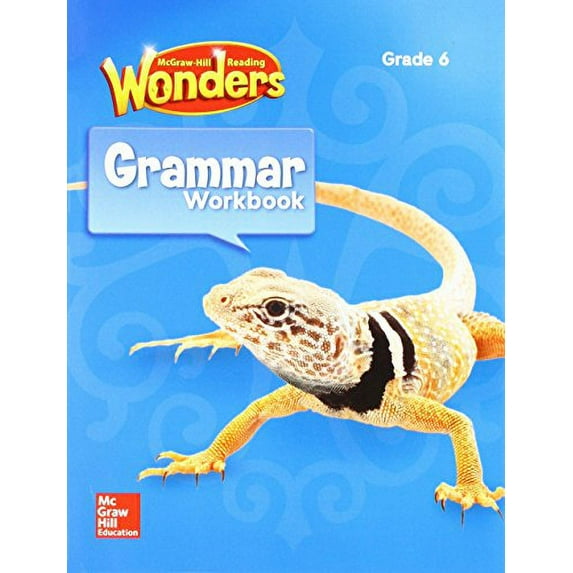 Pre-Owned Reading Wonders Grammar Practice Workbook, Student Edition Grade 6, 9780021424399, 002142439X, Paperback, 1 edition