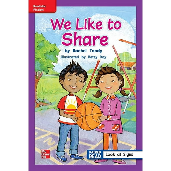 Reading Wonders Leveled Reader We Like to Share: Ell Unit 1 Week 1 Grade 1, (Hardcover)
