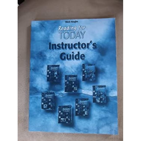 Pre-Owned Steck-Vaughn Reading for Today: Instructor's Guide Reading for Today 2001 Paperback