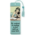 thumbnail image 1 of Reading in Bed Beaded Bookmark (Hardcover) by Peter Pauper Press (Producer), 1 of 1
