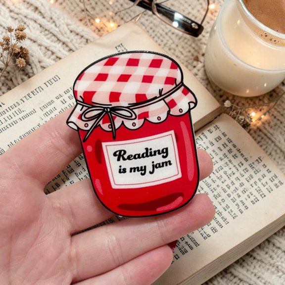 Reading is My Jam Grip: Bookish Phone Accessory