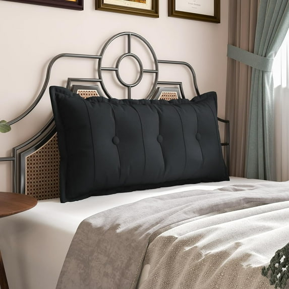 Reading pillow, body pillow for sleeping and back rest, daybed pillow support for belly, back and leg, bed pillows for sitting up in bed.