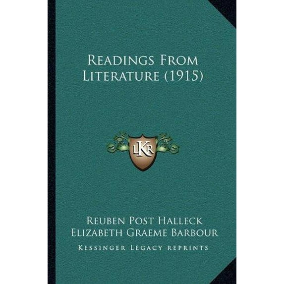 Readings From Literature (1915) (Paperback)