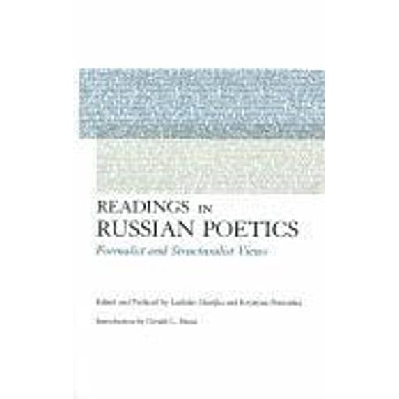 Pre-Owned Readings in Russian Poetics: Formalist and Structuralist Views (Paperback) 1564783243 9781564783240