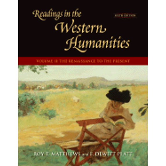 Pre-Owned Readings in the Western Humanities, Volume 2 (Paperback) 0073136409 9780073136400
