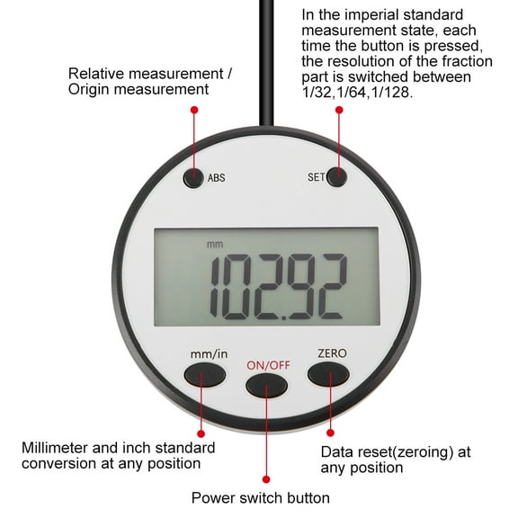Readout Scale, Professional DRO Linear Measuring Instrument for Supplies Device Measurement Tool
