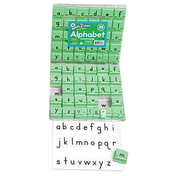 Ready 2 Learn 2003473 1.5 in. Manuscript Uppercase Alphabet Stamps - Set of 34