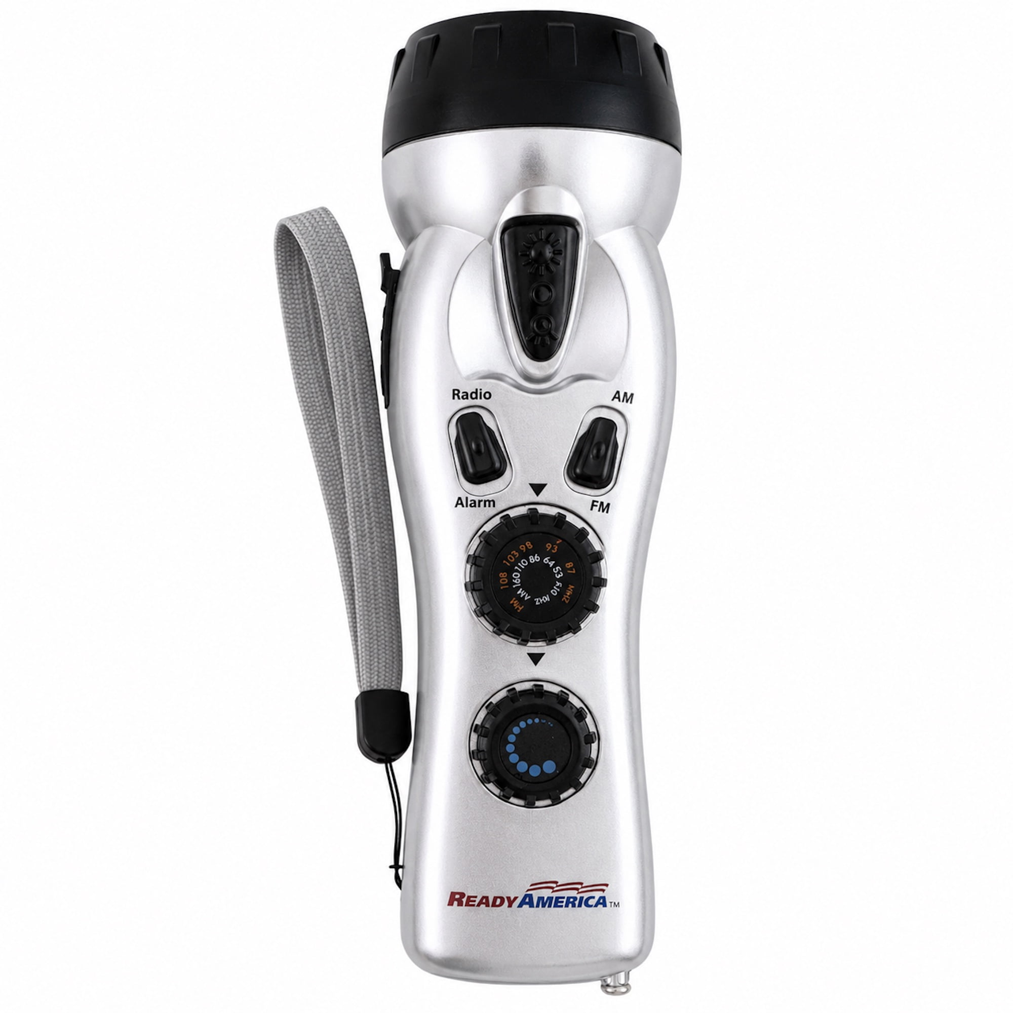 Emergency Power Station for Blackouts with Solar Radio, USB & LED Light