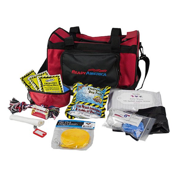 Ready America Dog Emergency Kit, Fabric 25 Components, 1 People Served 77150