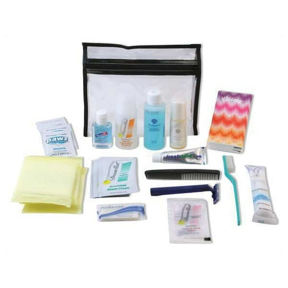 Personal Emergency Hygiene Kit, Plastic 26 Components, 1 People Served