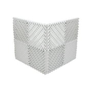 Ready Covers - Radiator Cover Heating Cabinet For Your Home And Office - Fits Most Small and Medium Size Radiators: WHITE - 30 Interconnecting Tiles! (30, White)