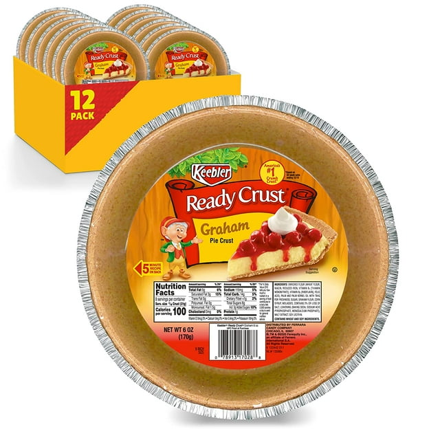 Ready Crust 9Inch Graham Pie Crusts, NoBake, Ready to Use
