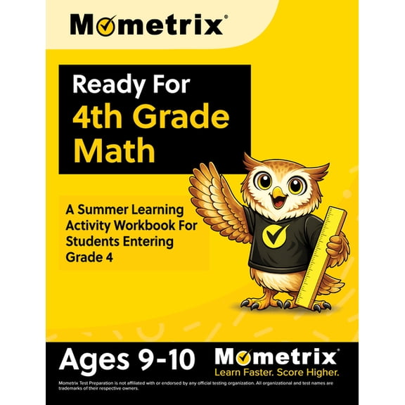 Ready For 4th Grade Math: A Summer Learning Activity Workbook For Students Entering Grade 4 [Ages 9-10], (Paperback)