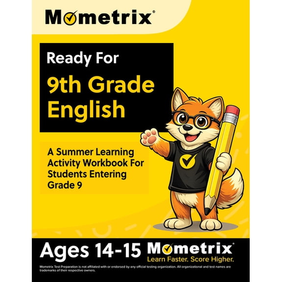 Ready For 9th Grade English: A Summer Learning Activity Workbook For Students Entering Grade 9 [Ages 14-15], (Paperback)