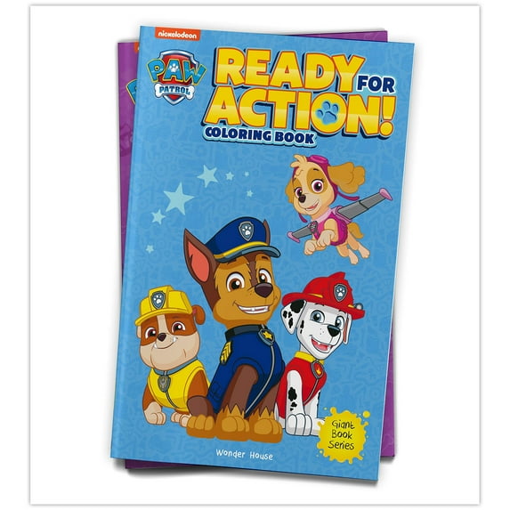 Ready For Action!: Paw Patrol Giant Coloring Book by Wonder House Books PB NEW