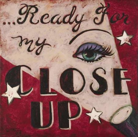 Ready For My Close Up Canvas Art - Janet Kruskamp (24 x 24)