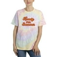 thumbnail image 1 of Ready For Summer Orange Text Tie Dye Spiral Women -Smartprints Designs, Female Small, 1 of 4