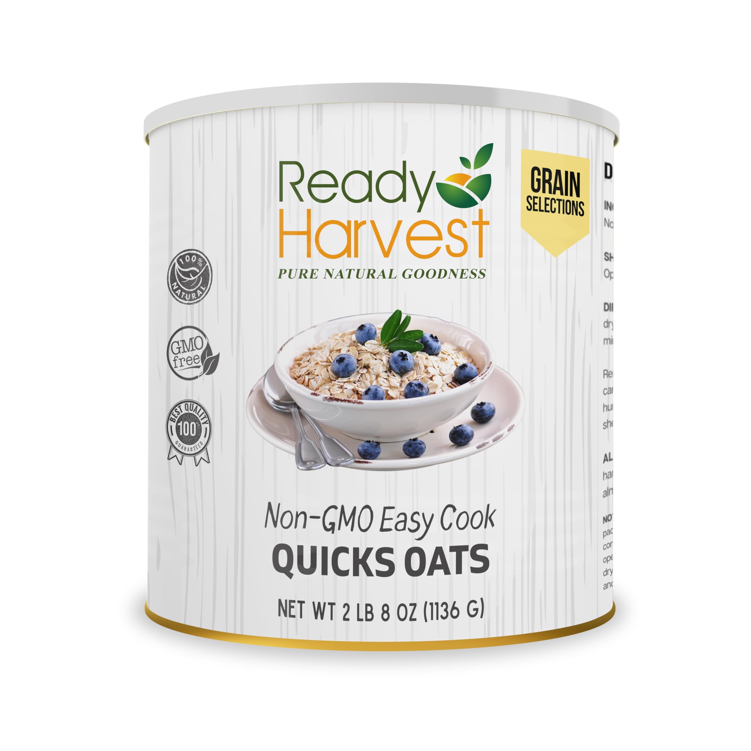 Ready Harvest Freeze-Dried Garden Peas – #10 Can Long-Term Emergency Food, 25-Year Shelf Life