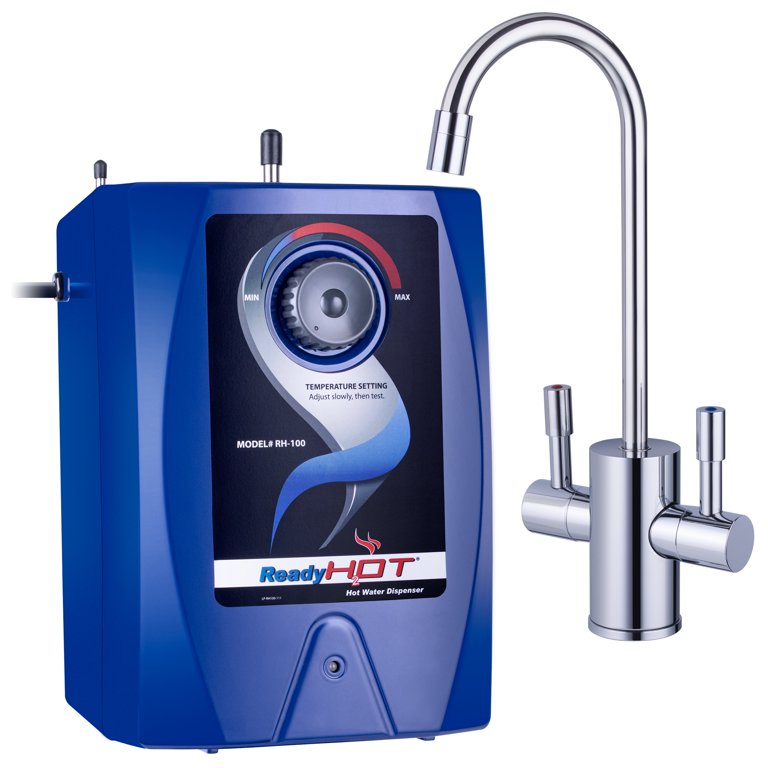 Ready Hot Instant Hot Water Dispenser with Chrome or Brushed Nickel Faucet.  (BG-RH200-SS)