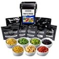 thumbnail image 1 of Ready Hour Fruit & Veggie Mix, Real Non-Perishable Freeze-Dried Food, 30-Year Shelf Life, Portable Emergency and Adventure Food Supply, Durable Flood Safe Container, 56 Servings, 1 of 8