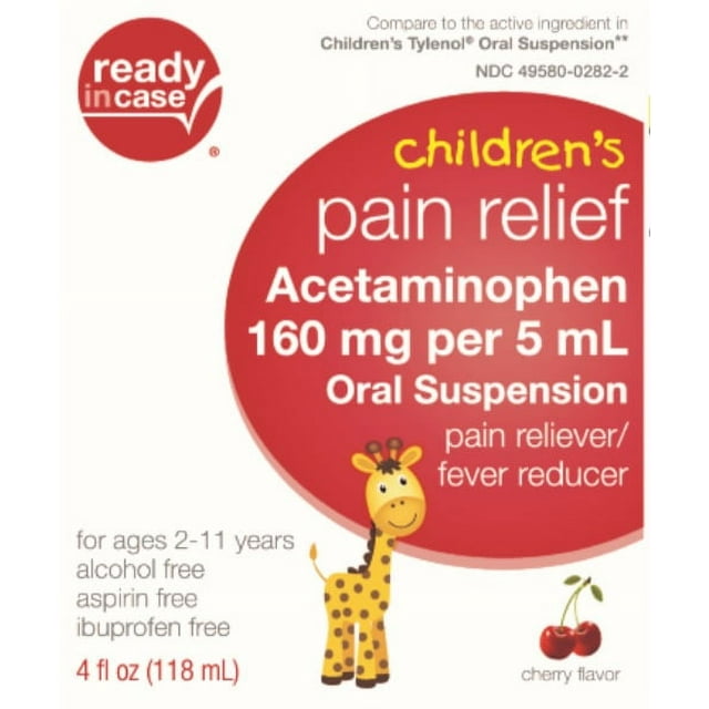 Ready In Case Children's Pain & Fever Acetaminophen 160 mg per 5 mL