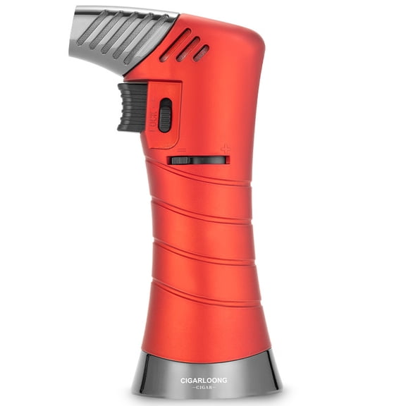 Ready-Made Desktop Cigar Lighter, Single-Flame Direct Thrust, Windproof Portable Igniters Cb-25E4