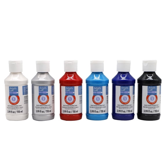 Ready-Mixed Pouring Paint Set by Artist’s Loft™