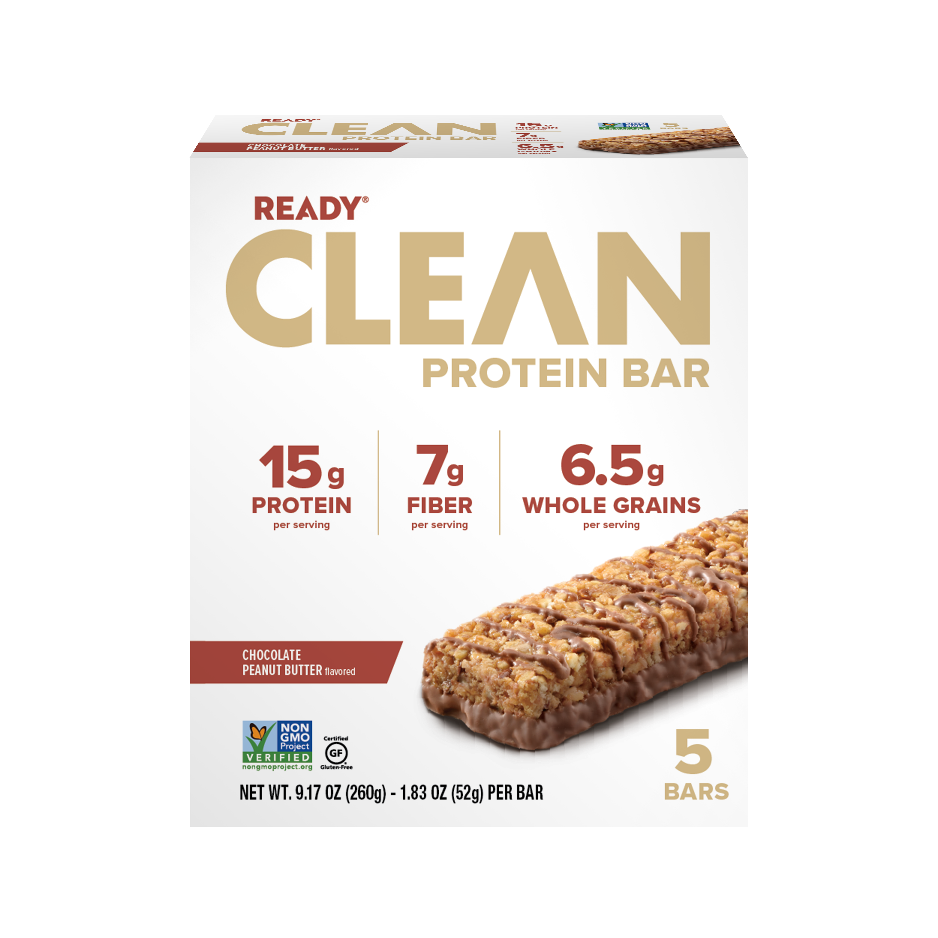 Great Value Chewy Protein Bar Peanut Butter & Dark Chocolate 10g