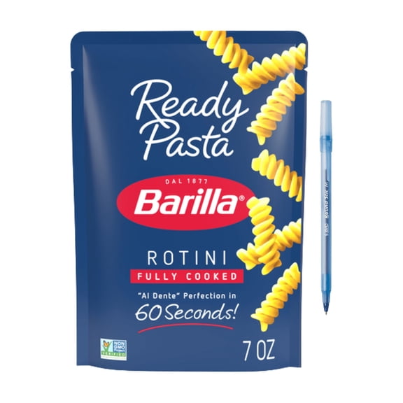 Ready Pasta, Fully Cooked Rotini Pasta, Non-GMO & Kosher 7 oz