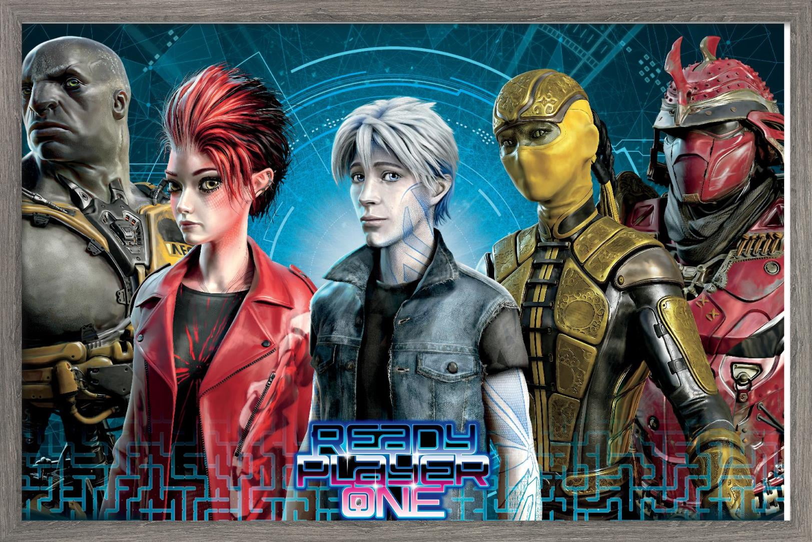 Ready Player One - Group Wall Poster, 14.725" x 22.375", Framed