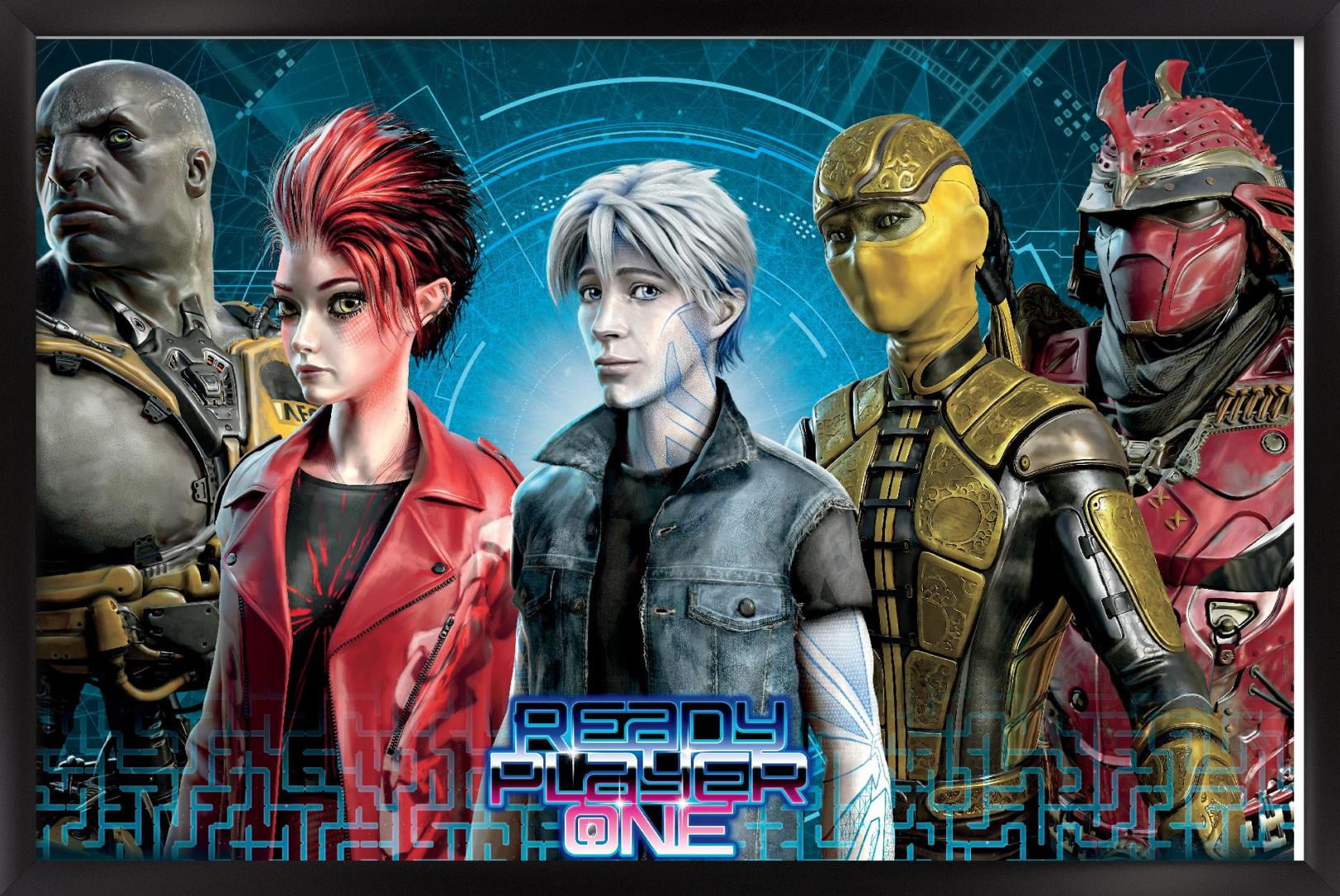 Ready Player One - Group Wall Poster, 14.725" x 22.375", Framed