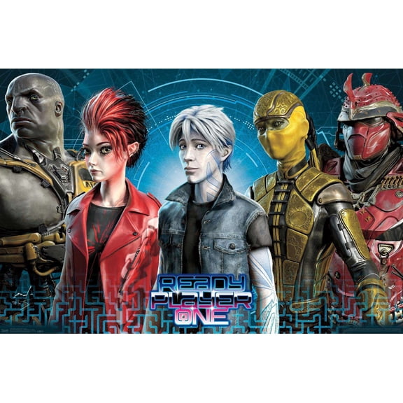 Ready Player One - Group Wall Poster, 14.725" x 22.375"