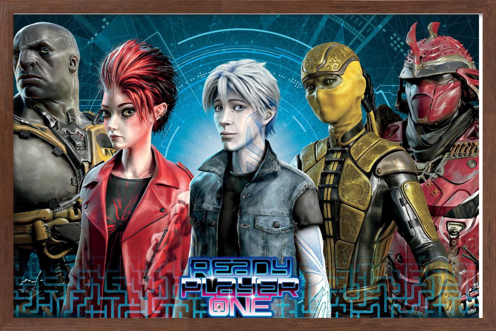 Ready Player One - Group Wall Poster, 22.375" x 34", Framed