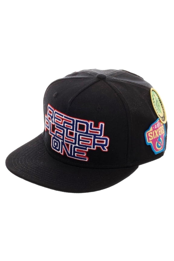 Ready Player One Omni Patch Adjustable Black Snapback Baseball Cap Hat