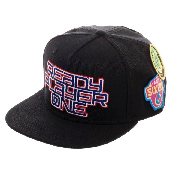 Ready Player One Omni Patch Adjustable Black Snapback Baseball Cap Hat