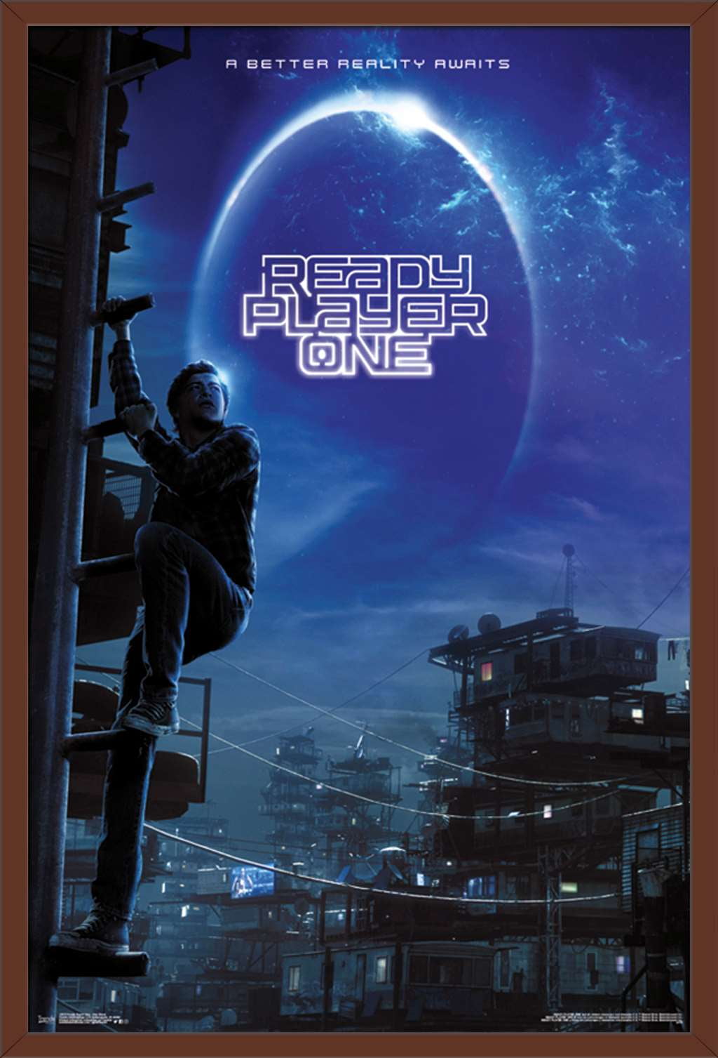 Ready Player One - One Sheet Wall Poster, 22.375 x 34, Framed