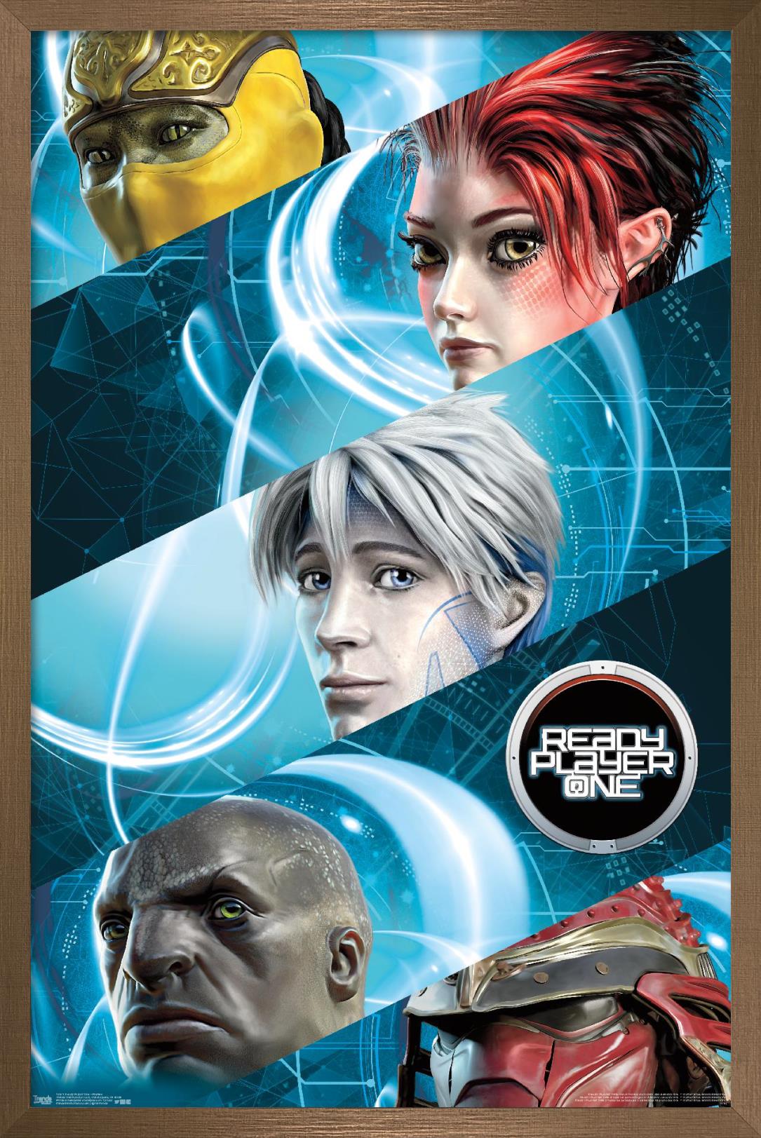 Ready Player One - Profiles Wall Poster, 14.725" x 22.375", Framed