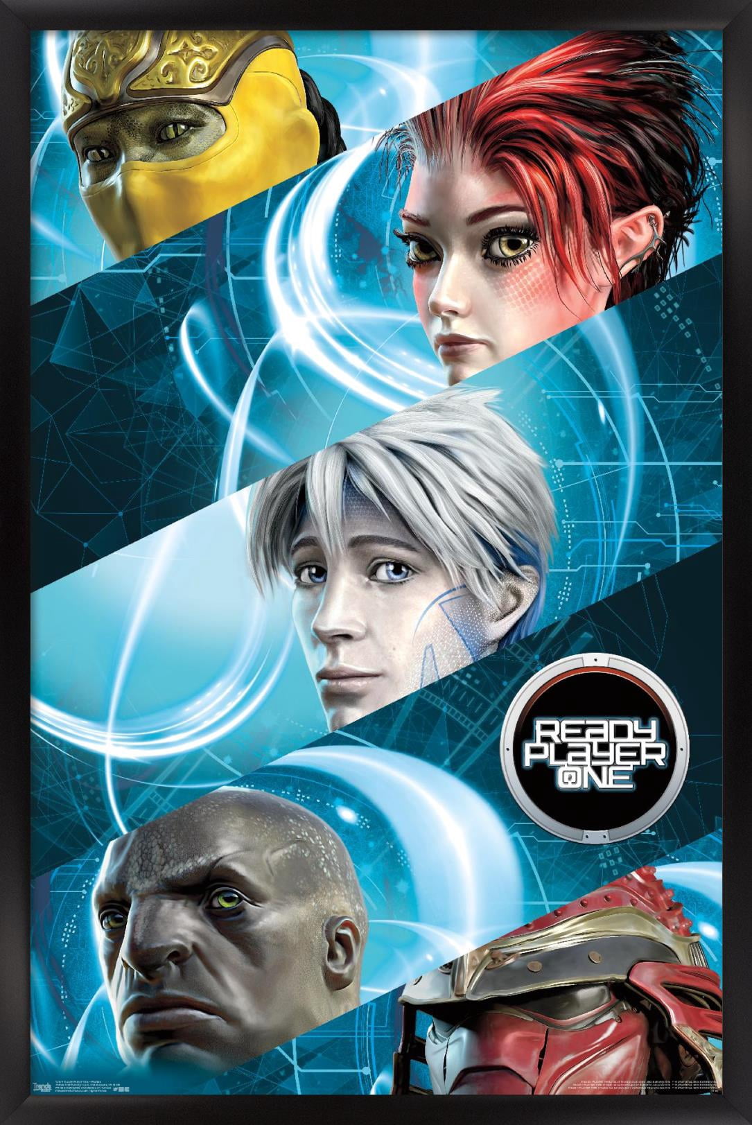 Ready Player One - Profiles Wall Poster, 14.725" x 22.375", Framed