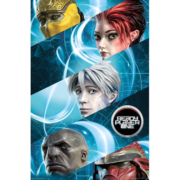 Ready Player One - Profiles Wall Poster, 14.725" x 22.375"