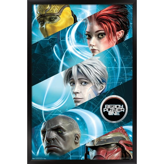 Ready Player One - Profiles Wall Poster, 22.375" x 34", Framed