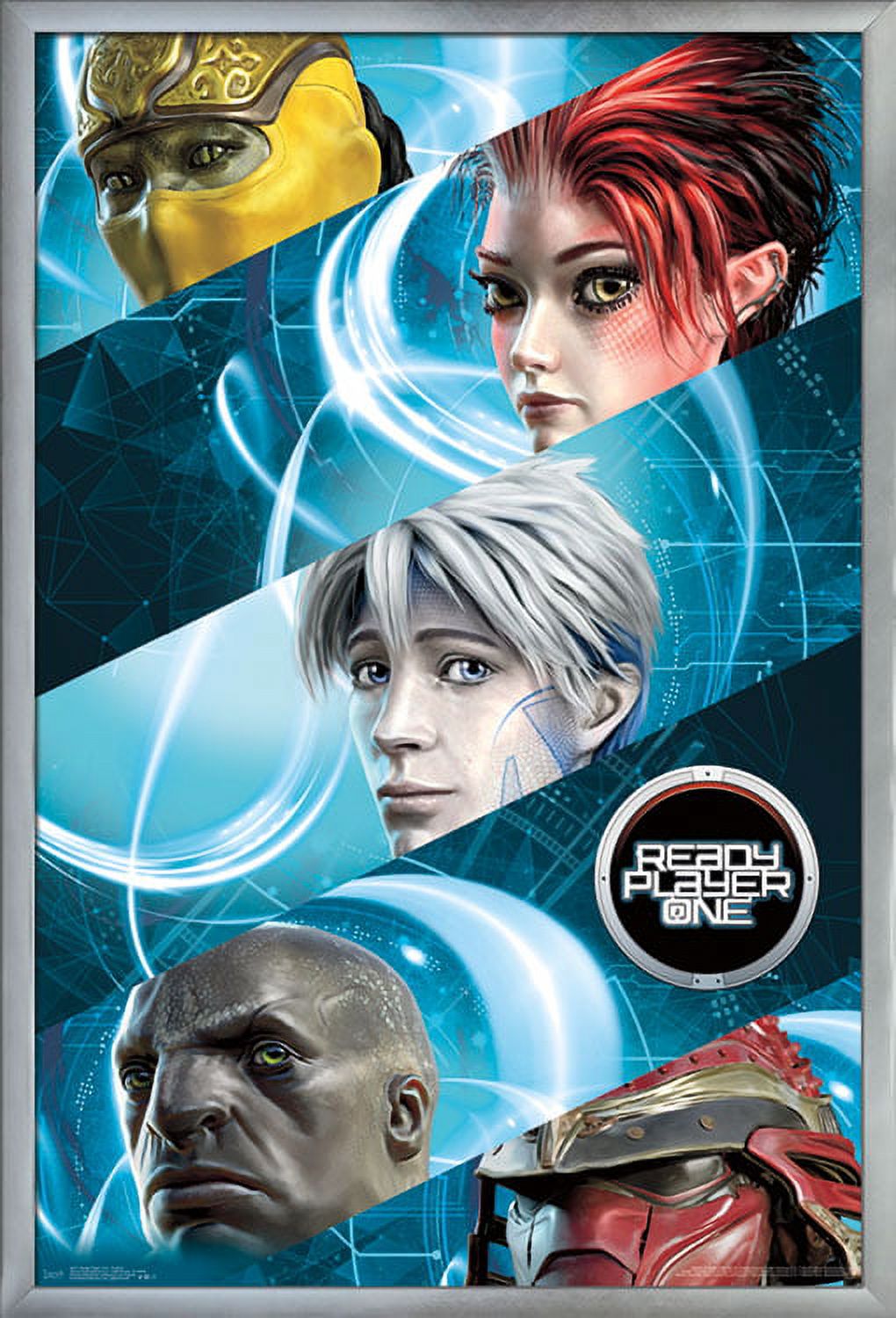 Ready Player One - Profiles Wall Poster, 22.375" x 34", Framed
