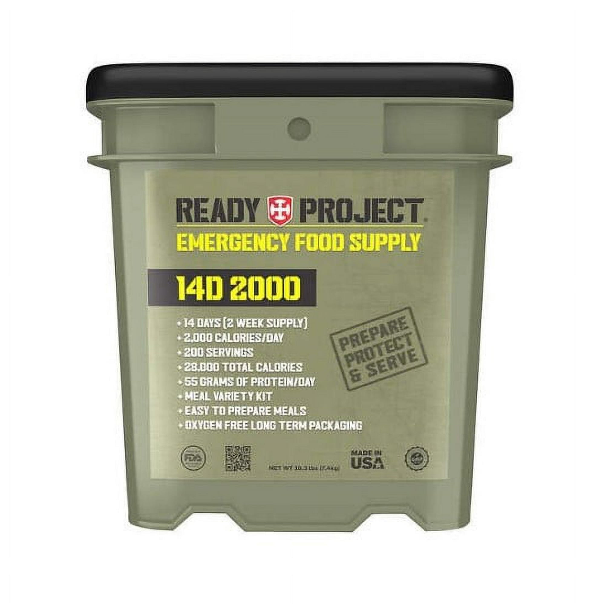 Ready Project 14D 2000 (200 Serving Emergency Food Supply)