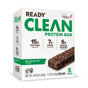Ready® Protein Bar, Mint Chocolate Chip 5 Count Bars
