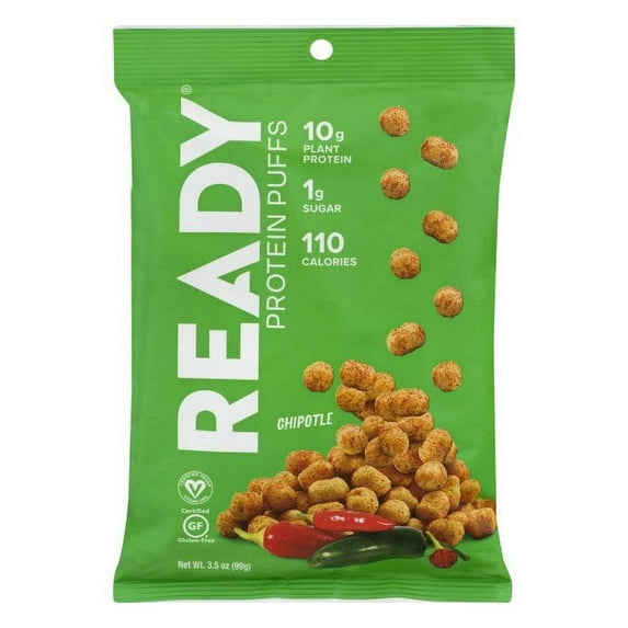 Ready Protein Puffs (10g protein), Chipotle, 6 bags