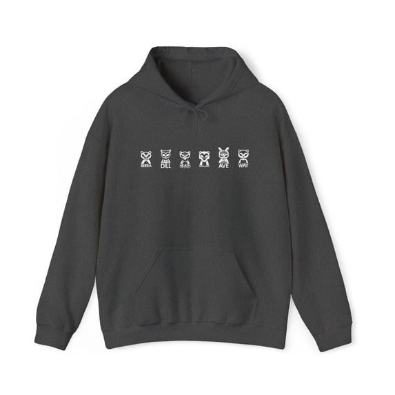 Ready Rangers 2003 Classic Alien Workshop Pendleton Skateboard Hoodie Print - 2XL / Dark Heather