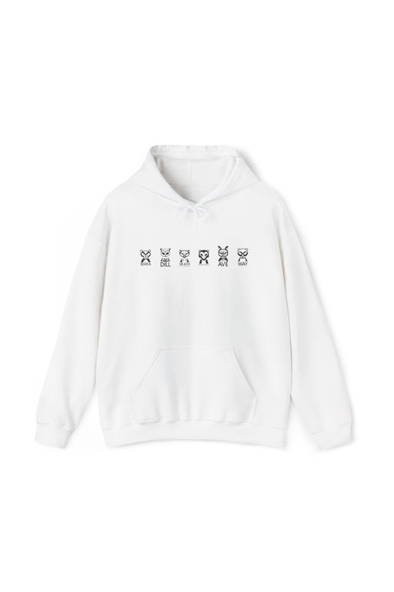 Ready Rangers 2003 Classic Alien Workshop Pendleton Skateboard Hoodie Print - L / White